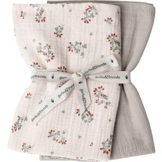 garbo&friends 2-pak Clover Muslintæpper One Size      Unisex