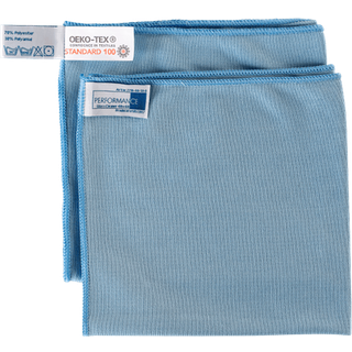 Glasklud microfiber 40x40 cm - blå NMF
