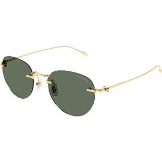 Montblanc MB0239S 002 51 Solbriller Mænd Guld - Gold - 51mm