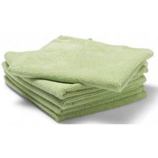 VTK Microfiberklud Luksus 32x32 cm Grøn 10 stk 80/20 Polyester/Polyamid
