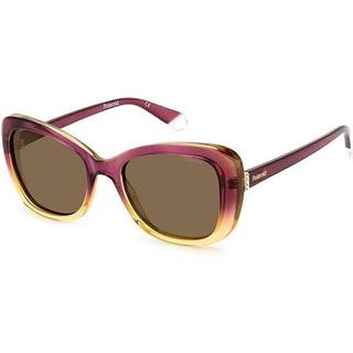 Polaroid PLD 4132/S/X S2N/SP 53 Solbriller Kvinder Gul - Faded Violet Purple - 53mm