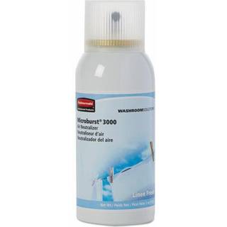 Rumbermaid kommerciel p?fyldning til mikroburst 3000 automatisk lugtkontrolsystem linned frisk FG4012551 hvid