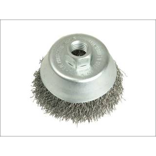 LESSMANN Kopbørste stål/bølget Ø100 x M14 mm (426177)