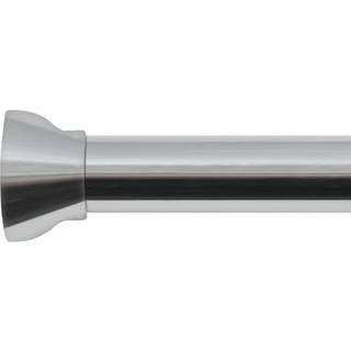 Forhængsstang 125-220cm sølv/krom