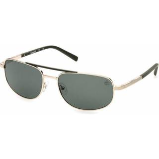 Timberland Mand TB9285 32R Solbriller Metal Guld Grøn Firkantet Polariseret