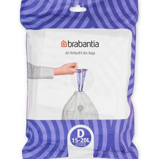Brabantia PerfectFit affaldsposer D (40 stk poser pr. pakke) 15-20 L