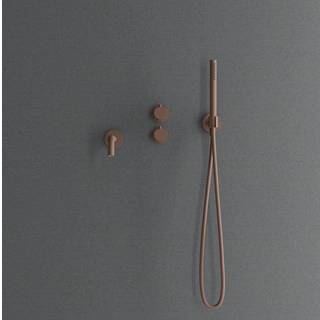 Primy termostat kar brusearmatur f/indbygning - rust