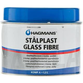 Hagmans Stålplast Glasfiber 1,3 l, burk