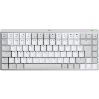 Logitech MX Mechanical Mini for Mac - Minimalist Wireless Illuminated Performance Keyboard Pale Grey - US - Tastatur - Amerikansk engelsk - Grå