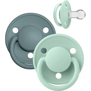 BIBS Sut De Lux 2-pak Silicone, Nordic Mint/Island Sea