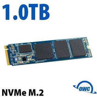 OWC 1TB Aura Ultra III PCIE 3.0 NVME M.2 2280 SSD Gen 3 Intern Solid State Drive op til 3400MB/s L?S og 3000 MB/s Skrivhastigheder til PC Laptops