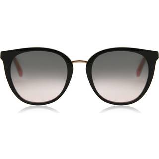 Moschino Kvinde MOL016/S 807/JP Solbriller Acetat Sort Rosa Rund Normal Skygge