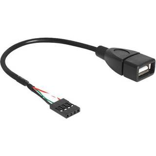 Delock USB-kabel Pinheader hun til USB-A 2.0 hun 20cm
