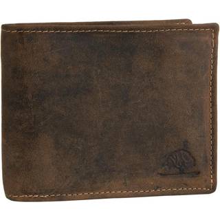 Vintage Geldbörse Herren Leder 12x10cm antikbraun | Greenburry,de 1796-25