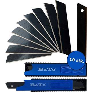 BATO Knivblade bræk-af 9 mm. 10 stk. pk. Black Finish ultra skarp (6130)