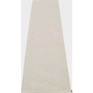Pappelina Mono Gulvtæppe 60x250cm Linen/vanilla - Ensfarvede tæpper Pvc Vanilje - MN9F625