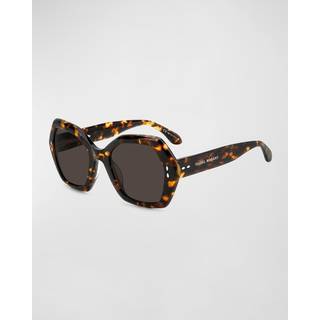 Isabel Marant IM 0107/G/S Asian Fit 086/70 53 Solbriller Kvinder Tortoiseshell - Shiny Dark Tortoise - 53mm