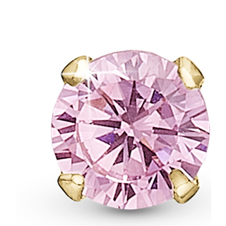 PINK CZ 1 STK ØRESTIK
