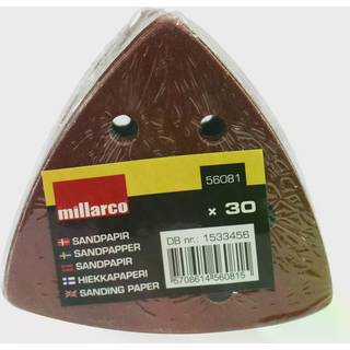Millarco Slibepapir Til Trekantsliber - 30 stk