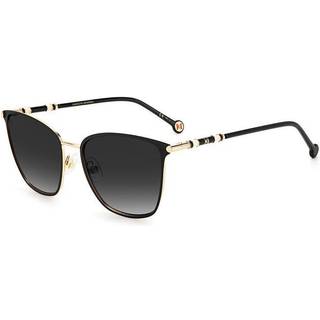 Carolina Herrera Kvinde CH 0030/S RHL/9O Solbriller Metal Guld / Sort Grå Firkantet Skygge