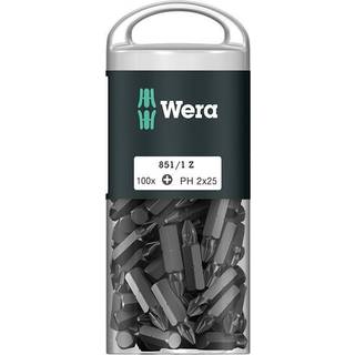 WERA bits krydskærv 25mm 100stk - PH2
