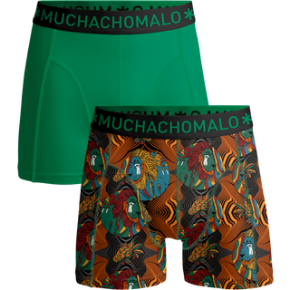 Muchachomalo 2-pak Cotton Stretch Rastafarian Boxer - Green Pattern - Medium * Kampagne *