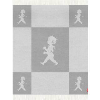 Solstickan Design Solstickan plaid merinould 130x170 cm Lysegrå