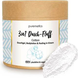 puremetics 3-i-1 dusch-fluff "Cotton" med sukkerpeeling 563.80 DKK/1 kg