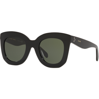 Celine CL4005FN Asian Fit 01N 49 Solbriller Kvinder Black - Shiny Black - 49mm