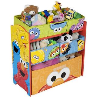 Sesame Street 6 Bin Design and Store Toy Organizer av Delta Children