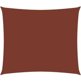 Solsejl 2X4,5 M Rektangulær Oxfordstof Terrakotta - 3 x 4 m