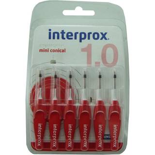 InterProx 4G Premium Mellemrumsbørster - Mini Conical - 1.0 mm - RØD