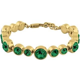 DYRBERG/KERN CALICA ARMBÅND 390098 (Gold, Green, ONESIZE)