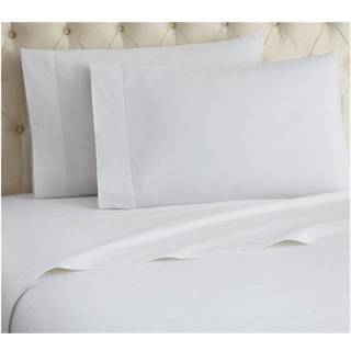 Shavel Home Products Micro Flannel Solid Sheet Set White