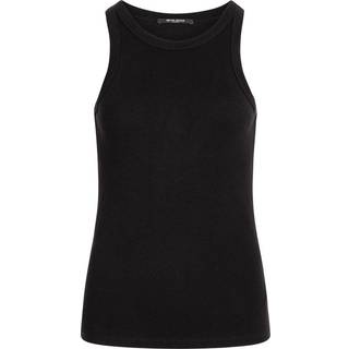 Katy Rib Tank Top - Black - Bruuns Bazaar - Sort XS