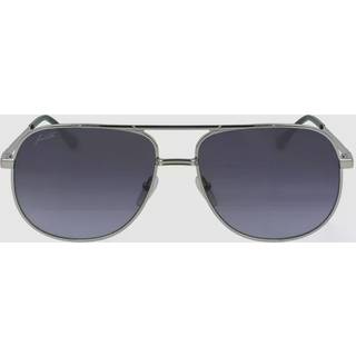 Lacoste Mand L222S 028 Solbriller Metal Palladium Grå Pilot Skygge