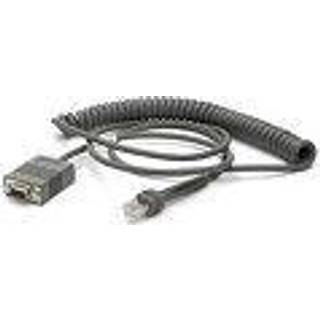 Zebra kabel, RS232, 2.8m | Oprullet