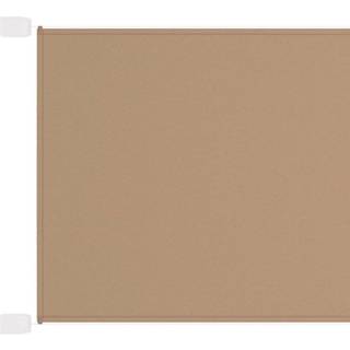 lodret markise 140x360 cm oxfordstof gråbrun