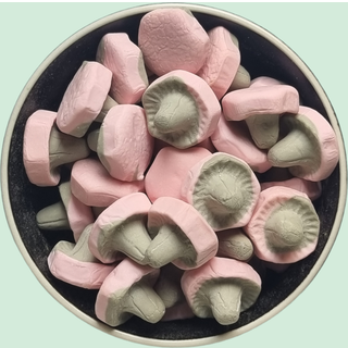 Hindbær & Lakrids Svampe Bland-selv slik i kasser 1 kg