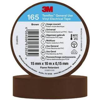 3M TemflexTM el vinyltape 165 brun 15 mm x 10 m
