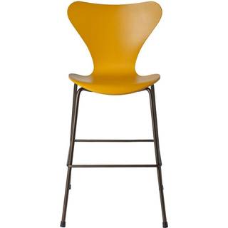 Fritz Hansen Serie 7 Juniorstol Brændt Gul