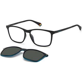 Polaroid PLD 6139/CS With Clip-On Polarized 807/M9 55 Briller Mænd Black - Black - 55mm