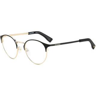 Dsquared2 D2 0058 RHL 49 Briller Kvinder Guld - Gold Black - 49mm
