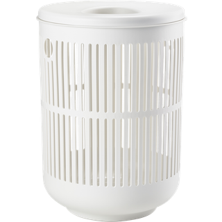Zone Denmark Ume Vasketøjskurv med låg - White - 60liter-dia.40cm