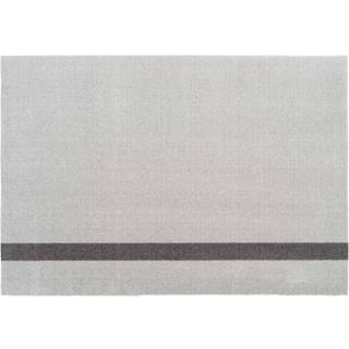 Tica Copenhagen Stripes Vertikal Tæppe t / Steel Grey 90x130 Cm - Mønstrede tæpper Vinyl Lysegrå - 10026