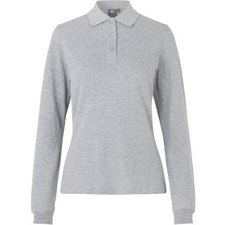 ID Stretch Dame Polo - Grå Melange - 2XL