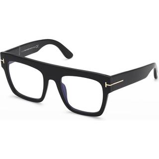 TOM FORD Kvinde FT0847 RENEE 1 Solbriller Acetat Sort Klar Firkantet Normal