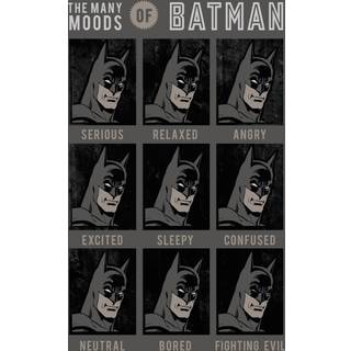 Batman Moods Fleece tæppe - 130 x 170 cm
