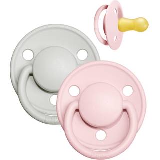 BIBS 2 pk. De Lux Latex Size 2 - haze/blossom