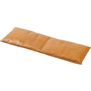 Cinas, Rib Pude 104 cm Brun læder